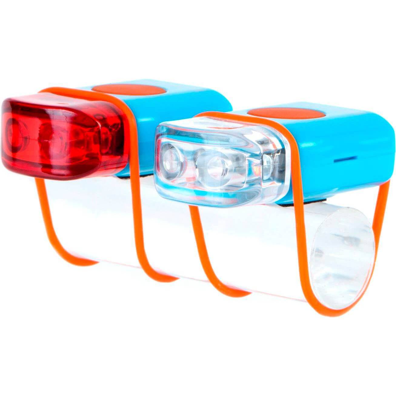 Ikzi Verlichtingsset Mini Stripties Led Blauw - Le Coq Wielerartikelen