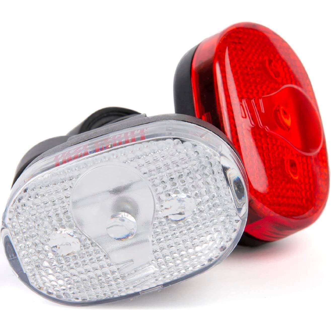 Ikzi Light Verlichtingsset Ovaal 3 Led Batterij - Le Coq Wielerartikelen
