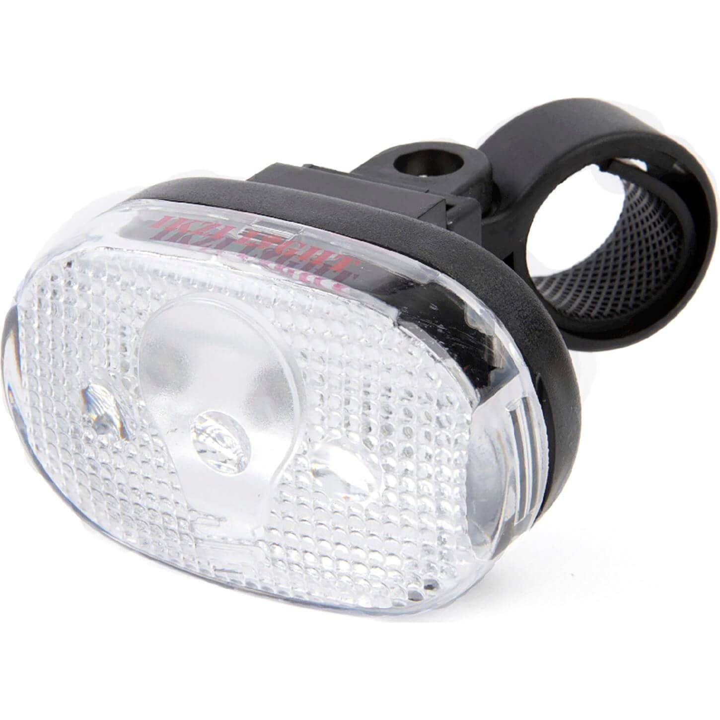 Ikzi Light Koplamp Ovaal 3 Led Batterij Stuurbocht - Le Coq Wielerartikelen