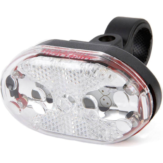 Ikzi Light Koplamp Ovaal 5 Led Batterij Stuurbocht - Le Coq Wielerartikelen