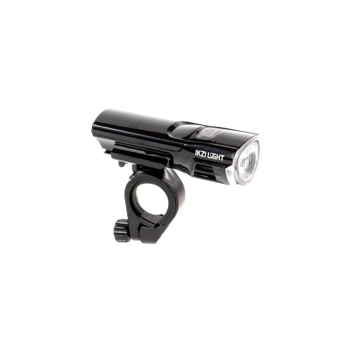 Ikzi Light Koplamp Mr Brightside 3W LED met batterij, geschikt voor stuurbocht, duidelijk zichtbaar in de afbeelding.