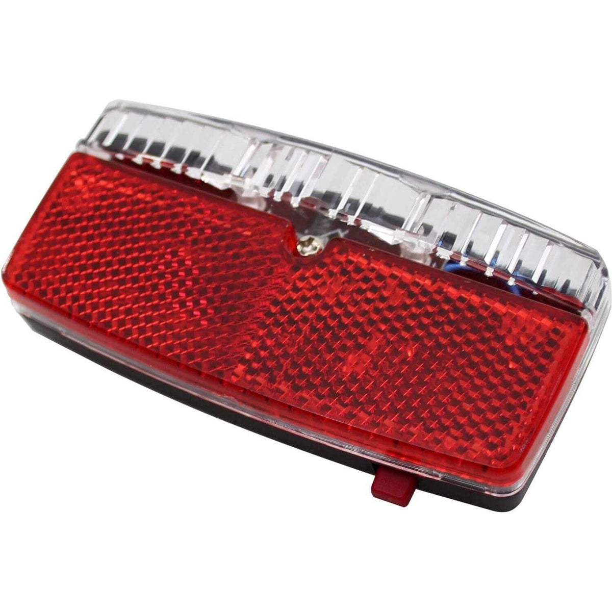 Ikzi Light achterlicht XC-120 met 5 LED's, batterijvoeding, 80 mm lang, duidelijk zichtbaar op fiets achterzijde