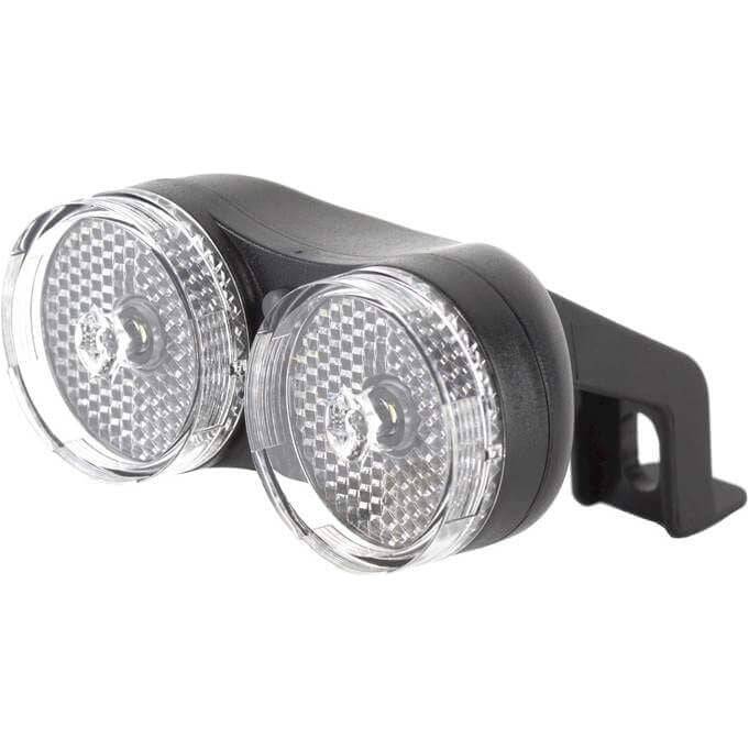 Ikzi Light Koplamp Dobbel Batterij Zwart - Le Coq Wielerartikelen