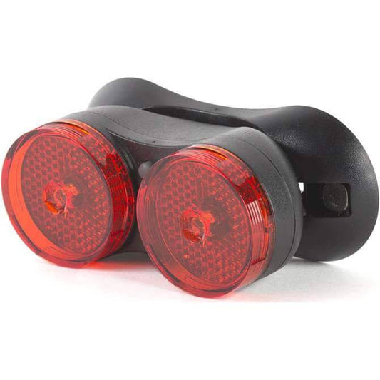 Ikzi Light Achterlicht Dobbel Batterij 50/80Mm - Le Coq Wielerartikelen