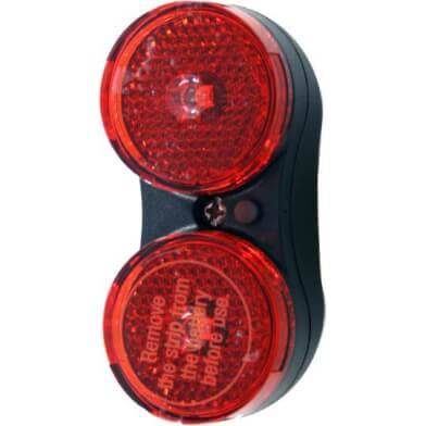 Ikzi Light Achterlicht Dobbel Batterij Spatbord Oem - Le Coq Wielerartikelen