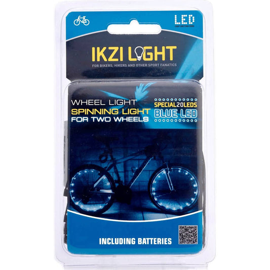 Ikzi Light Wiellicht Spinning Light 20 Led Batterij Blauw - Le Coq Wielerartikelen