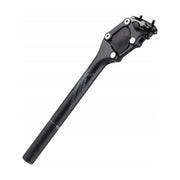 XLC Zadelpen Comp Sp-S07 met verende zadelpen en 27,2 mm diameter, zichtbaar in de afbeelding.