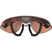 Brooks Fietszadel B17S voor dames, comfortabel stadsfiets en e-bike zadel met leren bekleding en klassieke uitstraling.
