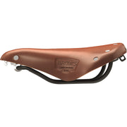 Brooks Fietszadel B17S voor dames, comfortabel stadsfiets en E-bike zadel, met leren bekleding en klassieke uitstraling.
