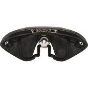 Brooks Fietszadel B17 voor heren, comfortabel stadsfiets en e-bike zadel, in bruin met houten steun en leren bekleding