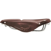 Brooks Zadel B17 Imperial Narrow voor heren, bruin, geschikt voor stadsfietsen en e-bikes, comfortabel en duurzaam.