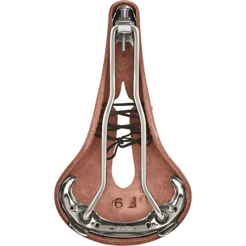 Brooks Zadel B17 Imperial Narrow voor heren op stadsfiets, bruin, comfortabel en duurzaam fietszadel voor dagelijks gebruik