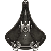 Brooks Fietszadel B66 voor heren, comfortabel stadsfiets en e-bike zadel met leren afwerking en klassieke uitstraling.