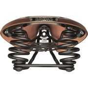 Brooks Flyer Carved stadsfiets en e-bike zadels, comfortabel zadel met carve details, geschikt voor stadsfietsen en elektrische fietsen