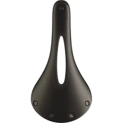 Brooks C13 Carved Cambium all weather zwart fietszadel voor stads- en e-bikes, comfortabel en duurzaam ontwerp