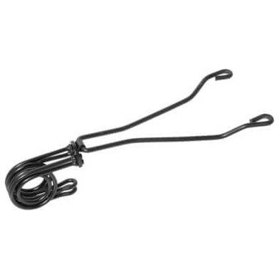 Brooks Neusveer B135 Zw zadel toebehoren, zilverkleurig met bevestigingsclip, geschikt voor fietsaccessoire en vervanging.