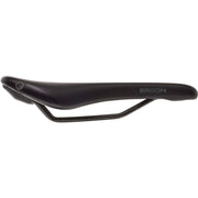 Ergon SM Comp Men racefiets- en mountainbikezadel met orthocell en Tinox rail, zwart en ergonomisch ontworpen voor comfort.