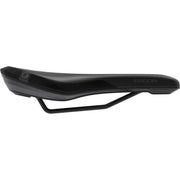 Ergon ST Core Evo ergonomisch racefiets en MTB zadel, zwart met gelvulling, geschikt voor comfort en prestaties.