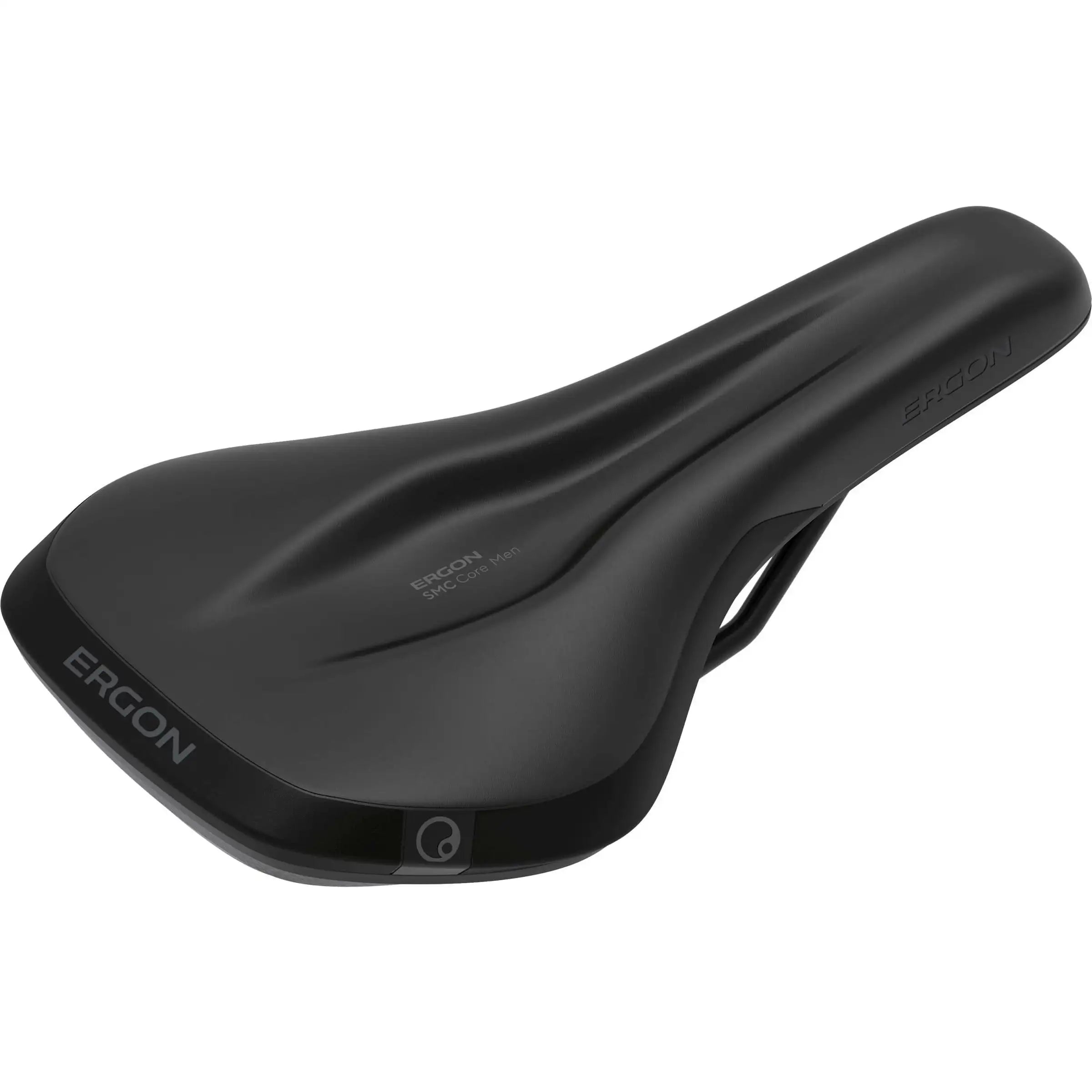 Ergon racefiets en MTB zadel Smc Core voor heren, zwart en grijs, ergonomisch ontwerp met comfortabele zitvlak en stevige constructie