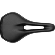 Ergon SMC Sport Gel damesfietszadel voor racefiets en MTB, zwart met ergonomische vorm en gelvulling, zicht vanaf de zijkant