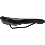 Ergon ST Core Evo damesfiets zadel, ergonomisch en comfortabel voor stadsfietsen en e-bikes, zichtbaar in de afbeelding.