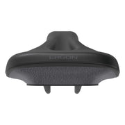 Ergon St Core Evo zwart/grijs Twin-Shell stadsfiets en e-bike zadel, comfortabel en ergonomisch ontworpen voor lange ritten.