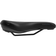 Ergon SC Core fietszadel met Infinergy E-Tpu demping, stadsfiets en e-bike zadels, zwart en ergonomisch gevormd