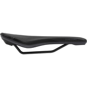 Ergon SR Allroad Core Comp racefiets en MTB zadel, ergonomisch ontwerp, zwart met blauwe accenten, zichtbaar met zachte bekleding