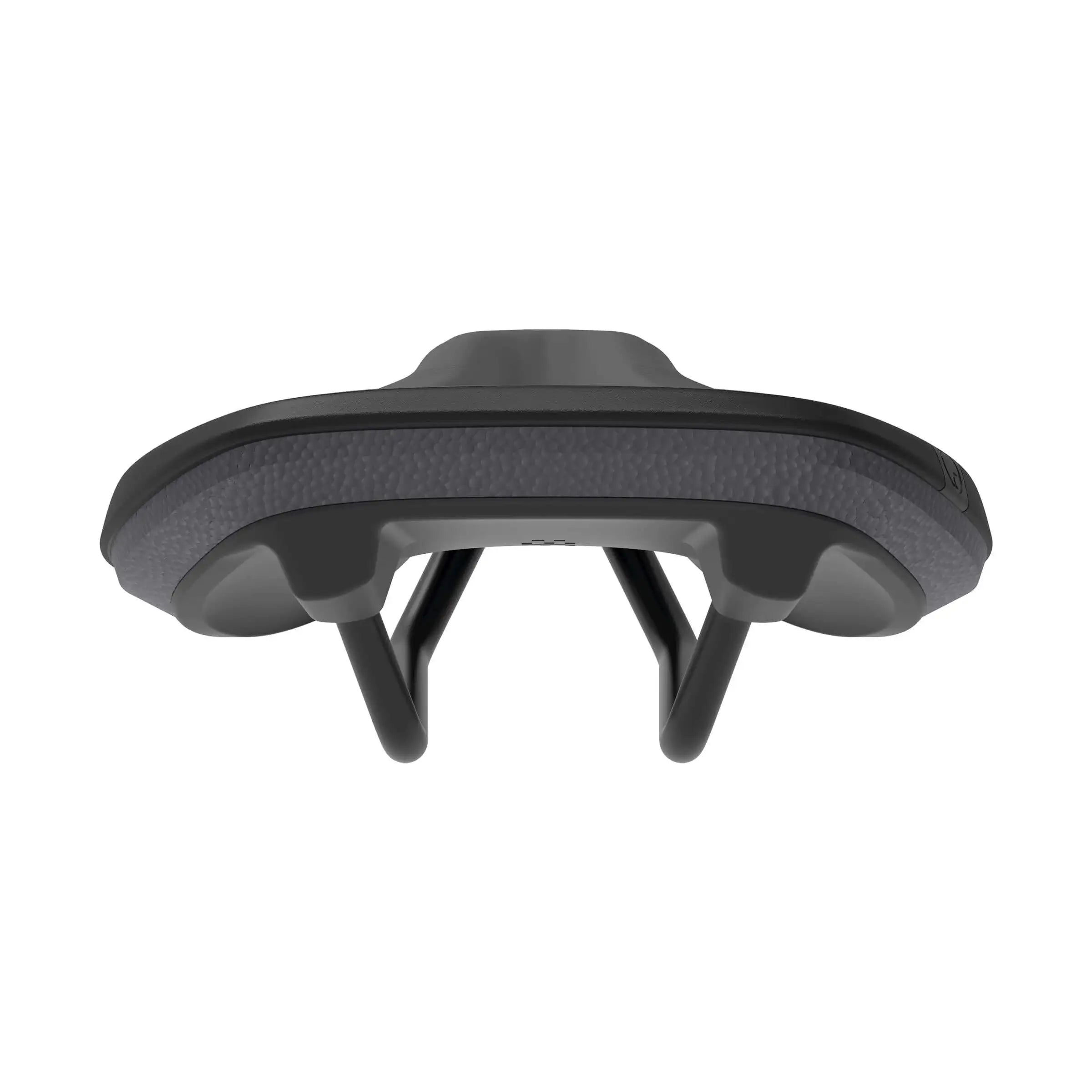 Ergon Sr Allroad Core Comp heren fietszadel in zwart en grijs, geschikt voor racefiets en MTB, met ergonomisch ontwerp