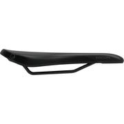 Ergon SM Enduro heren zadel op stadsfiets of e-bike, zwart met ergonomisch ontwerp en comfortabele padding.