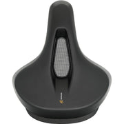 Zwart Selle Royal On Open Relaxed fietszadel met Royalgel voor E-bike, zachte bekleding en ergonomisch ontwerp.