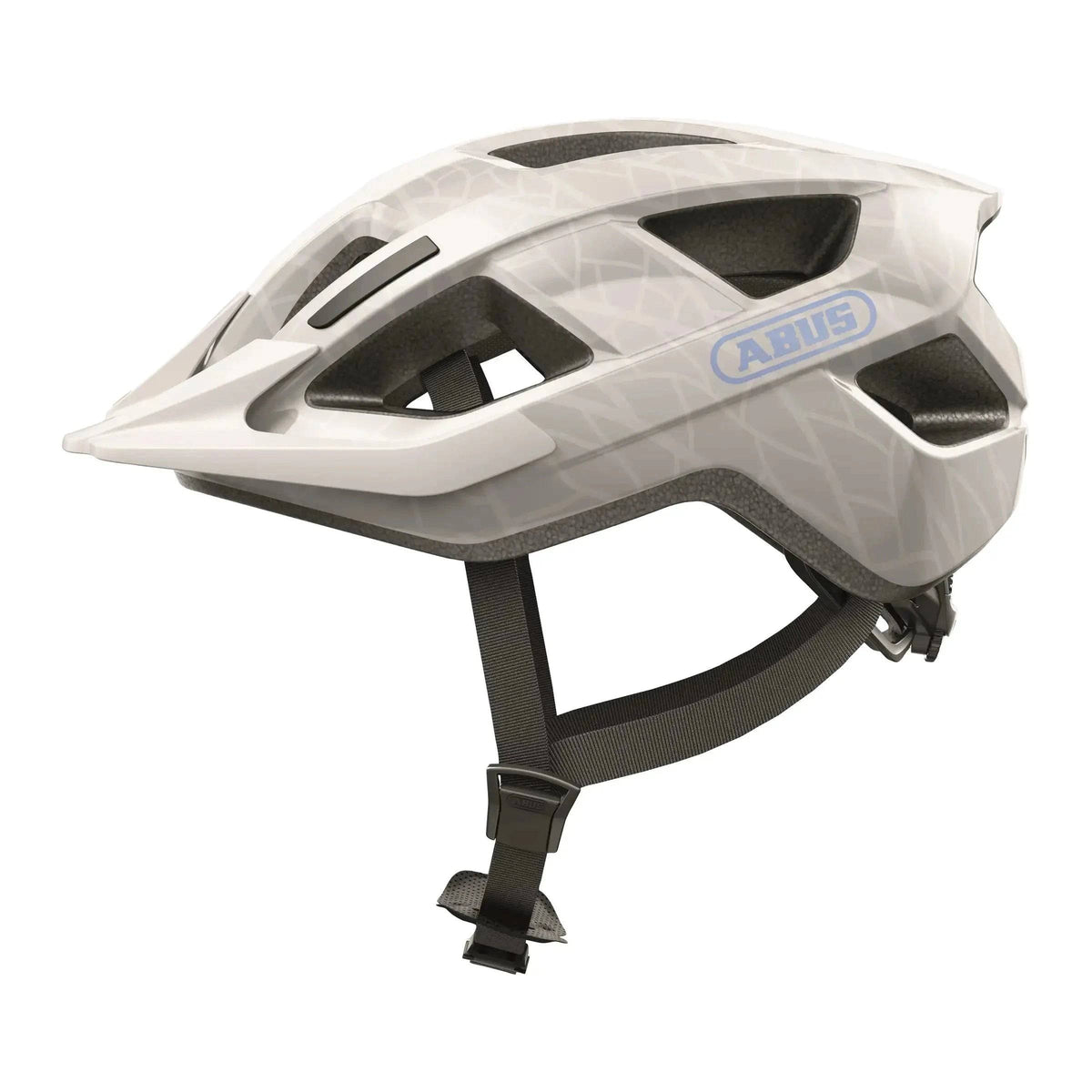 Abus Aduro 3.0 stadshelm voor e-bike, wit met geoptimaliseerde ventilatie en verstelbare pasvorm voor comfortabel fietsen.