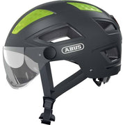 Abus Hyban 2.0 Ace speed pedelec fietshelm met vizier en ventilatie, geschikt voor elektrische fietsen.