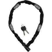 Abus Web 1500 kettingslot van 60 cm met 4 mm dikte en textielhoes, zwart, voor veilige fietsbeveiliging.