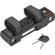 Abus Bordo Ugrip 5700 vouwslot, 80 cm, zwart en grijs, stevig en flexibel fietsbeveiligingsslot.