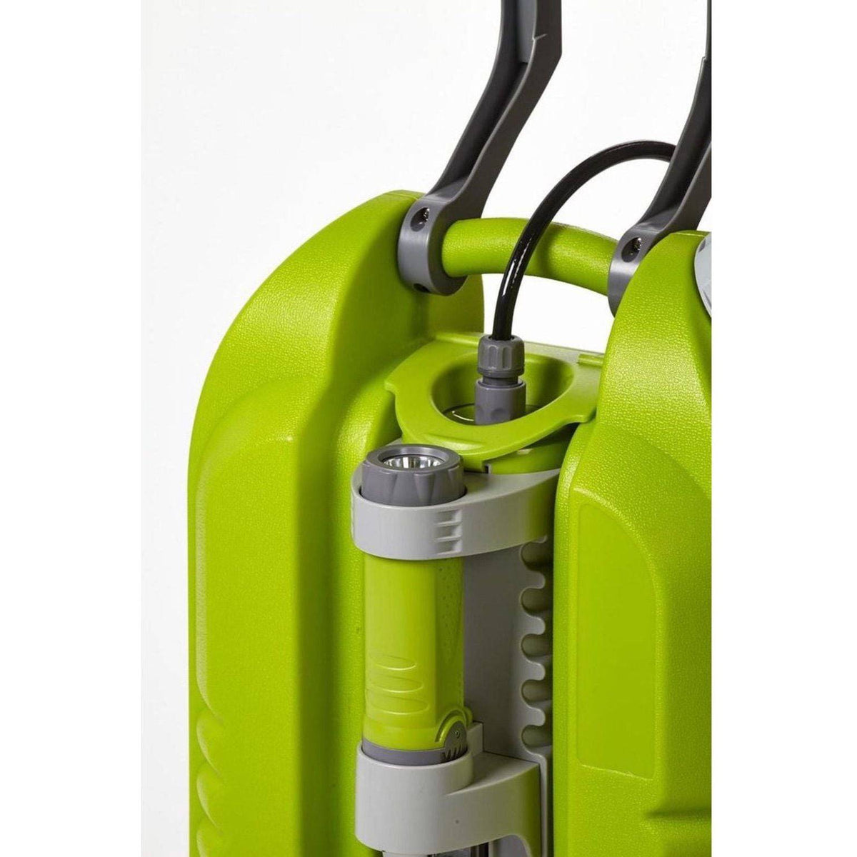 Aqua2Go Grs Drukreiniger Pro mobiel, compacte mobiele fietsreiniger met drukspuit voor schoonmaak van fietsen.
