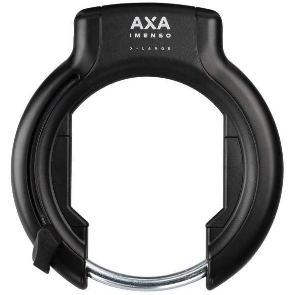 Axa Set Ringslot Imenso Xl +Insteekketting Ulc 130 + Zadeltas - Zwart - Le Coq Wielerartikelen