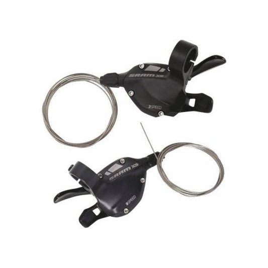 Verstellerset Sram X5 3X9V Trigger Aluminium Zwart - Le Coq Wielerartikelen