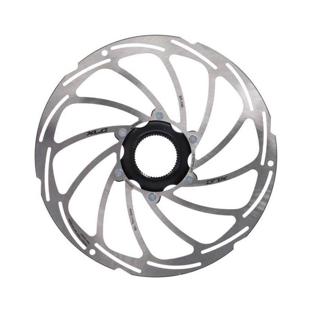 Xlc Brx86 Remschijf Ø203Mm Center-Lock - Zilver - Le Coq Wielerartikelen