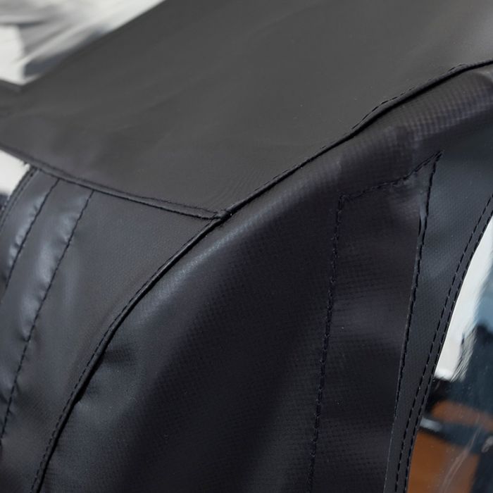 Babboe Regentent Go Pvc Zwart Set Met Tentstokken - Le Coq Wielerartikelen