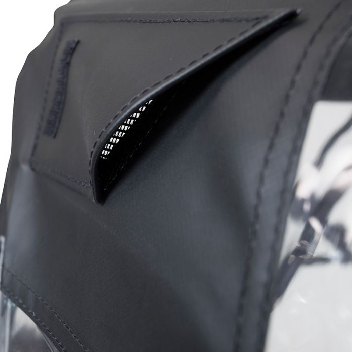 Babboe Regentent Go Pvc Zwart Set Met Tentstokken - Le Coq Wielerartikelen