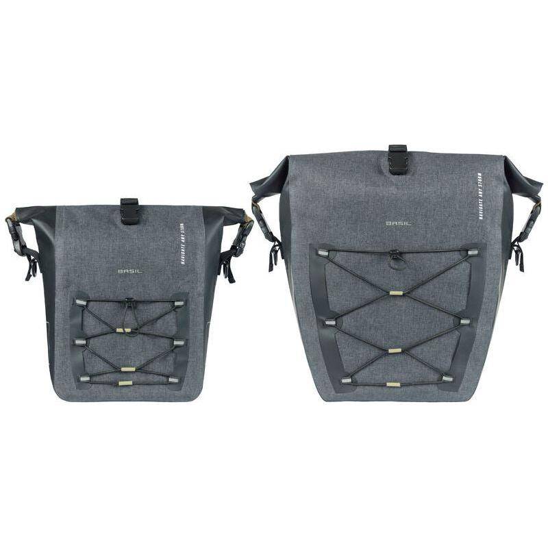 Basil Enkele Fietstas Navigator Storm L 25-31 Liter 46 X 36 X 18 Cm - Zwart - Le coq wielerartikelen