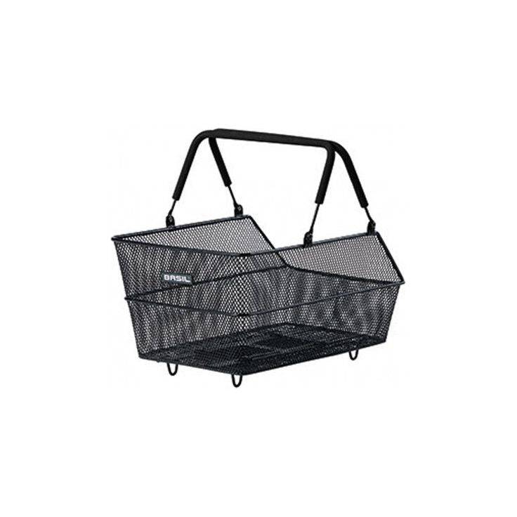 Basil Fietsmand  Cento S Met Mik-Systeem 35 X 25 X 22 Cm - Zwart - Le coq wielerartikelen