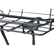 Basil Portland voordrager voor 26/28 inch fietsen, zwart aluminium met opstaande rand, geschikt voor fietstassen en accessoires
