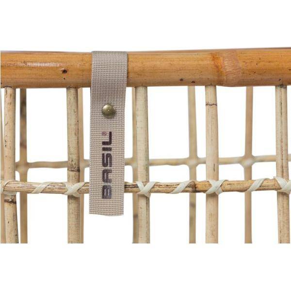 Basil Rotan Fietsmand Groen Life L - Bevestiging Op De Voordrager - 30 Liter - Le Coq Wielerartikelen