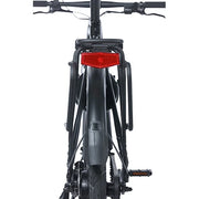 Basil Universal Cargo Carrier MIK bagagedrager met zijvakken in mat zwart, geschikt voor fietsen en fietsaccessoires
