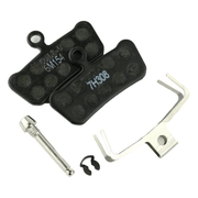 Sram remblokjes voor trail en guide org, set van 2 schijfremblokjes voor mountainbikes, detail van de remblokken.