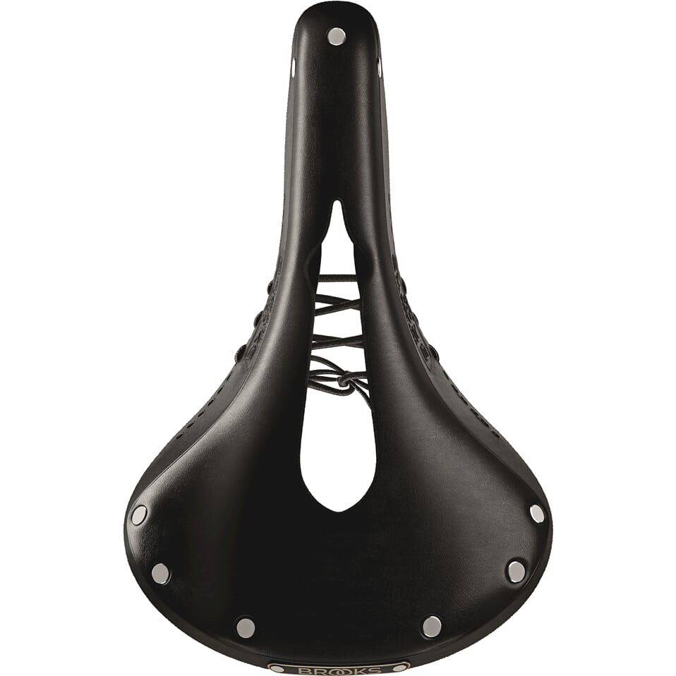 Brooks B396 Imperial heren fietszadel in zwart, geschikt voor stads- en e-bike, comfortabel en duurzaam design