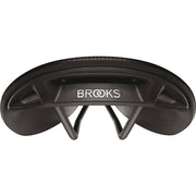 Brooks C17 Carved Cambium all-weather zwart fietszadel voor stadsfietsen en e-bikes, comfortabel en duurzaam design