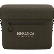 Brooks Stuurtas Scape Handlebar Case Mud 8L voor fiets, waterbestendige stuurtas met onderhoudsvriendelijke afwerking